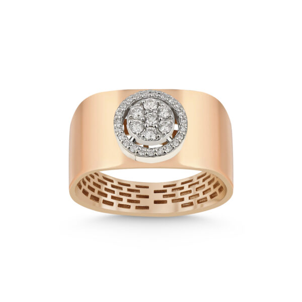 Pırlantalı Tasarım Yüzük Sertifikalı