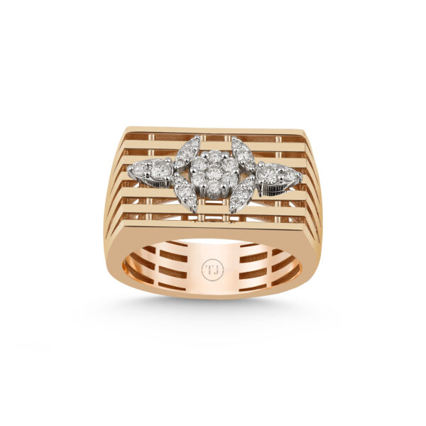 Pırlantalı Tasarım Yüzük Sertifikalı