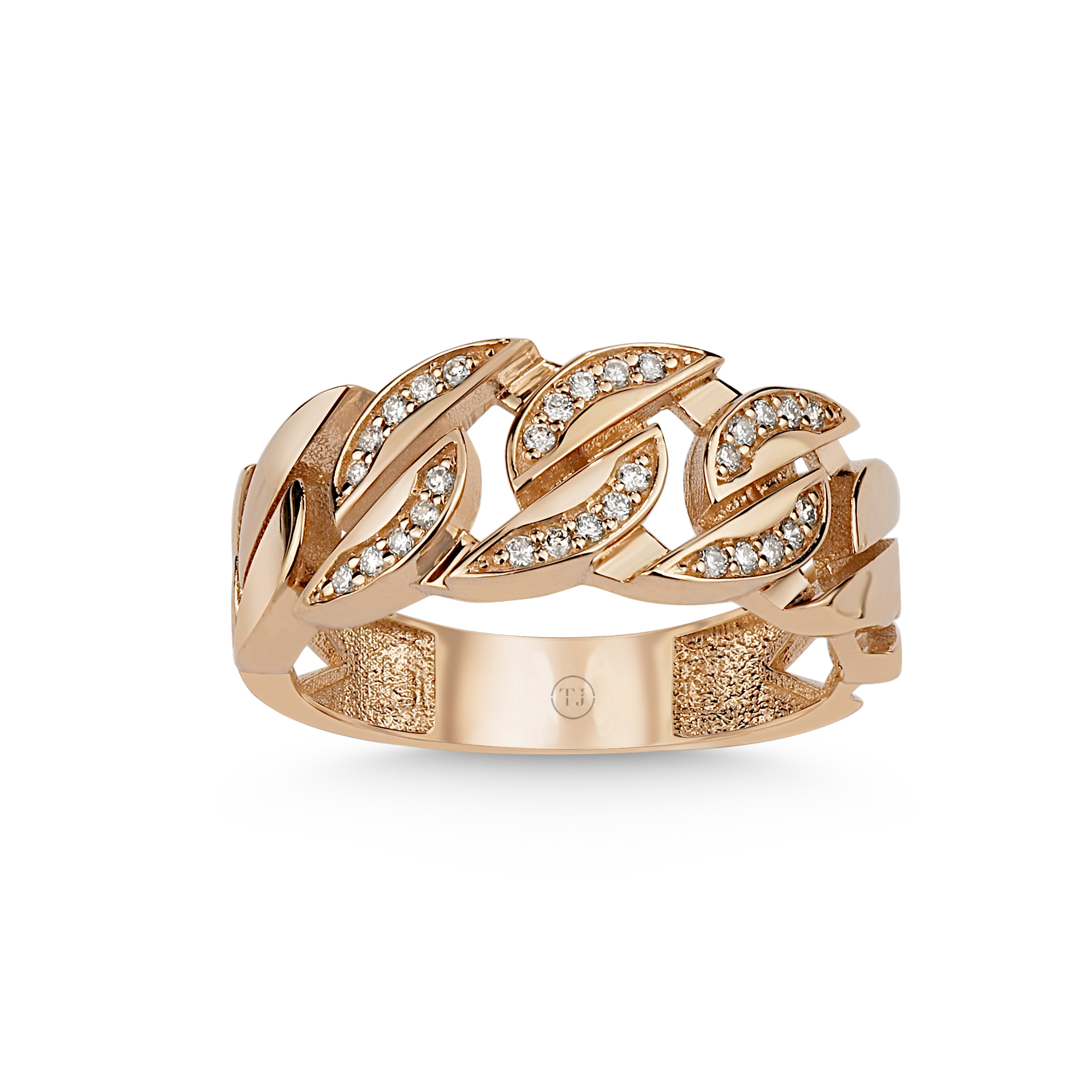 Pırlantalı Tasarım Yüzük Sertifikalı 1 Pırlantalı Tasarım Yüzük Sertifikalı