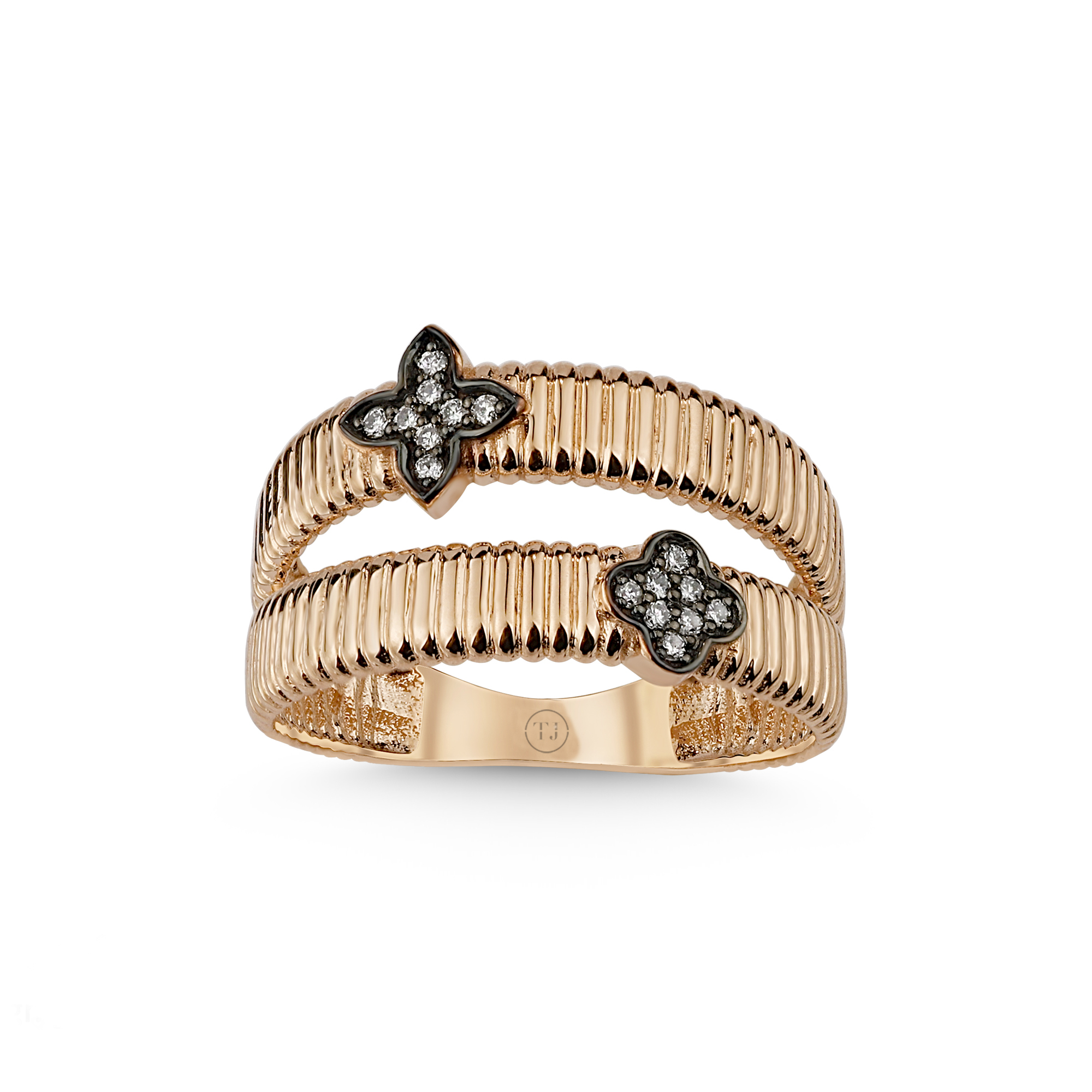 Pırlantalı Tasarım Yüzük Sertifikalı 1 Pırlantalı Tasarım Yüzük Sertifikalı