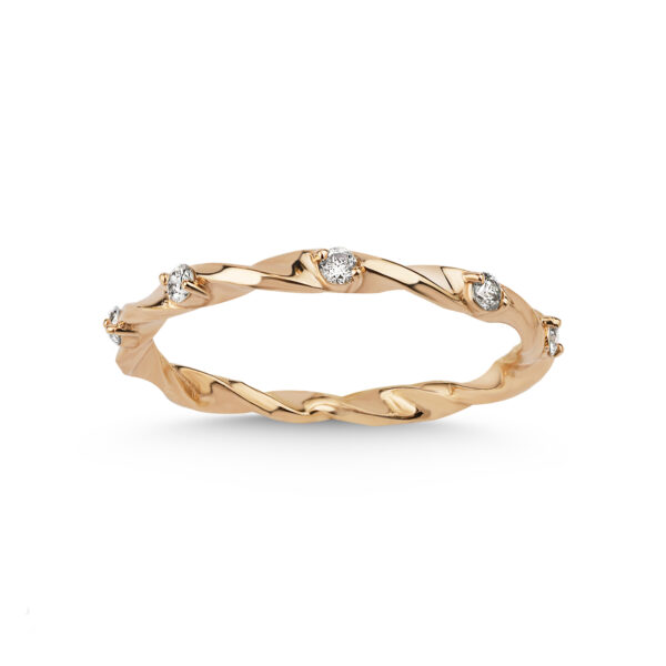 Pırlantalı Tasarım Yüzük Sertifikalı