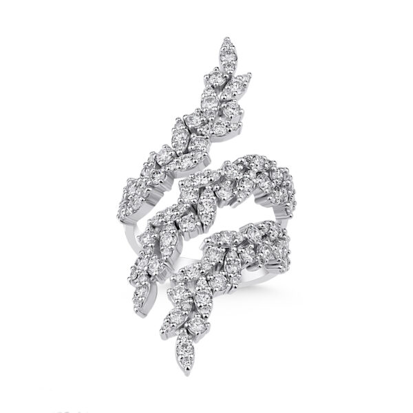 Pırlantalı Sarmaşık Yüzük